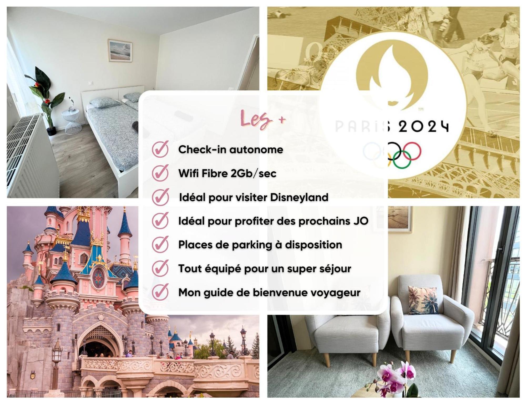 L'Eden - T2 Neuf Avec Loggia Et Parking Prive - Proche Rer A & Disneyland Chessy  Eksteriør billede